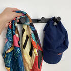 Cabideiro De Parede 3 Ganchos Multiusos Para Roupas Bolsas E