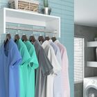 Cabideiro De Parede Arara P/ Roupas Branco