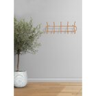 Cabideiro De Parede Horizontal 5 Ganchos Alpi Gold