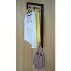 Cabideiro De Parede "j" Arara Camiseiro Porta Bolsas Preto La