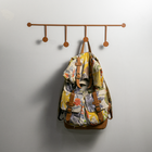 Cabideiro de Parede Lapa 4 Ganchos Aço Terra Cota Éntona Decor