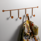 Cabideiro de Parede Lapa 4 Ganchos Aço Terra Cota Éntona Decor