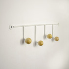 Cabideiro De Parede Lapa Ball Branco