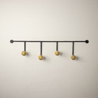 Cabideiro De Parede Lapa Ball Cinza