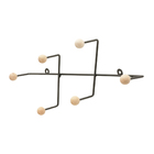 Cabideiro De Parede Metal Caideiro Com 6 Ganchos - Carisma