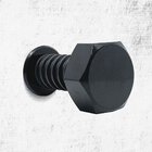 Cabideiro De Parede Parafuso - Preto