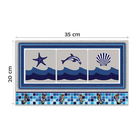 Cabideiro De Parede Porta Chaves Toalhas Linha Náutica Marinh