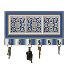 Cabideiro De Parede Porta Colar Chaves Cintos Toalhas Azulejo