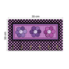 Cabideiro De Parede Porta Colar Chaves Cintos Toalhas Flores