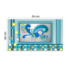 Cabideiro De Parede Porta Colar Chaves Cintos Toalhas Ondas D