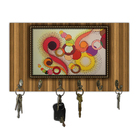 Cabideiro De Parede Porta Colar Chaves Cintos Toalhas Vibração