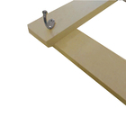 Cabideiro De Parede Sanfonado Em Mdf - Natural