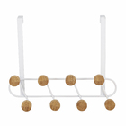 Cabideiro De Porta Multiuso 8 Ganchos - Sem Furos