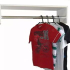 Cabideiro E Prateleira Em Mdf Bca 69 Cms.