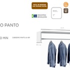 Cabideiro Em Madeira Para Lavanderia Aerea De Serviço - Branco