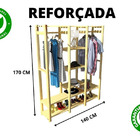 Cabideiro Exposição De Roupas Estilo Mostruário