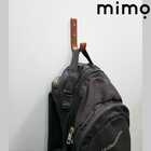 Cabideiro Gancho Jota De Parede Couro Sint. Couro:telha