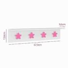 Cabideiro Infantil Branco/prink