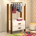 Cabideiro Infantil Com Gavetas