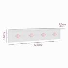 Cabideiro Infantil Flor Branco/rosa