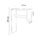 Cabideiro J Preto Em Mdf