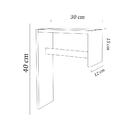 Cabideiro J Preto Em Mdf