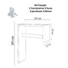 Cabideiro J Preto Em Mdf