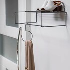 Cabideiro Leeds Grafite Schmitt Aramados