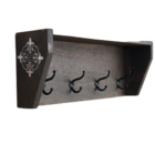 Cabideiro Madeira Boho