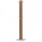 Cabideiro Mancebo Amendoa/branco Az1018 - Tecno Mobili