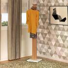 Cabideiro Mancebo Amendoa/branco Az1018 - Tecno Mobili