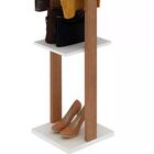 Cabideiro Mancebo Amêndoa/branco Az1019 - Tecno Mobili