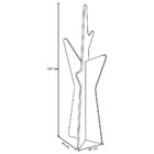 Cabideiro Mancebo Multiuso Arara 5 Pontas Mila F06 Preto - Mp