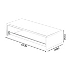 Cabideiro Mdf De Parede Arara Porta Roupas 60cm Nicho Quarto