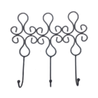 Cabideiro Metálico Trevos 3 Ganchos