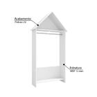 Cabideiro Multifuncional Casinha Milka - Branco