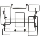 Cabideiro Multifuncional Desigual Preto