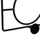 Cabideiro Multifuncional Slim Duplo Preto