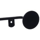 Cabideiro Multifuncional Slim Em Aço Preto