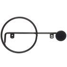 Cabideiro Multifuncional Slim Em Aço Preto