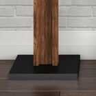 Cabideiro Multiuso 6 Pontas Az1018 Nogal/preto - Tecno Mobili