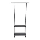 Cabideiro Organizador De Roupas Com Rodinhas