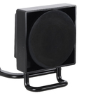 Cabideiro para Banheiro Duplo Black Square de Ventosa Preto Fosco Future