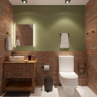 Cabideiro para Banheiro Simon Preto Sensea