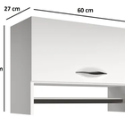 Cabideiro Para Lojas Closet Aéreo Com 1 Porta Organizador