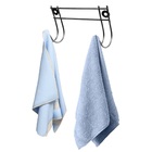 Cabideiro Parede 2 Ganchos Para Pendurar Toalhas