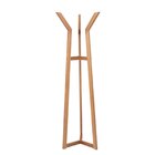 Cabideiro Pequim Em Madeira Maciça Para Quarto Natural