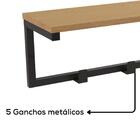 Cabideiro Prateleira De Parede Li042 Kpb