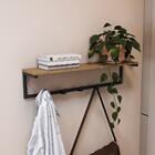 Cabideiro Prateleira De Parede Li042 Kpb