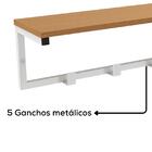 Cabideiro Prateleira De Parede Li042 Kpb